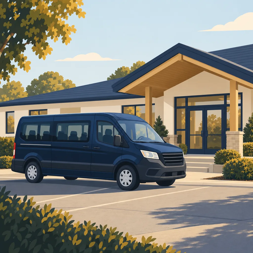 Decorative illustration representing transportation-service charities